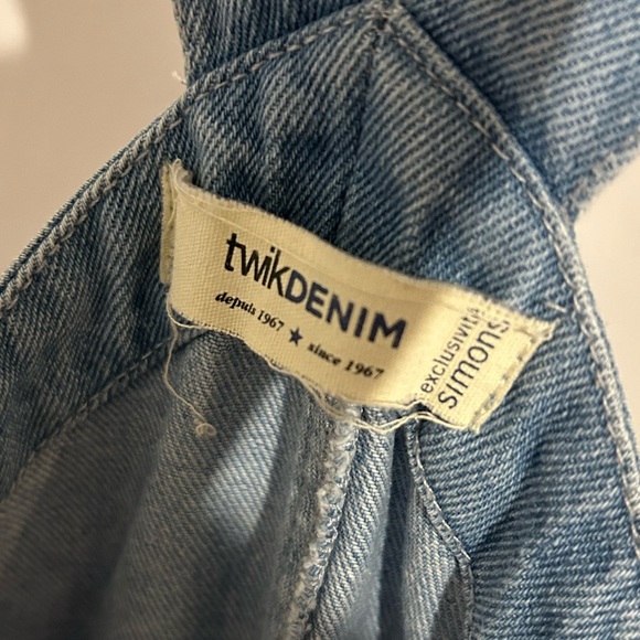 Denim overall dress - Picture 4 of 5